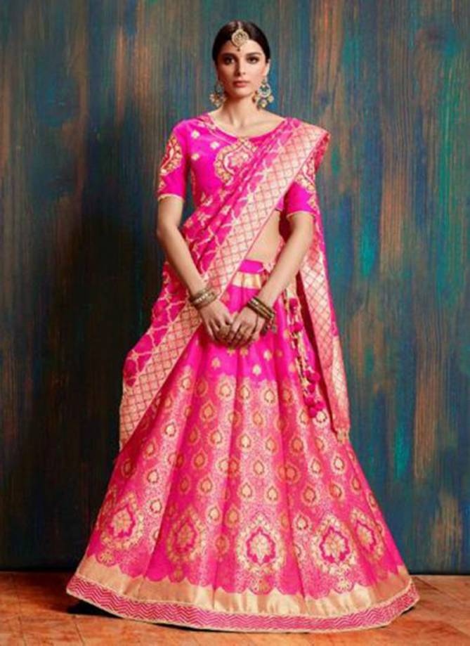 RAJTEX KAINATH KITAAB Fancy Wedding Wear Banarasi Silk Lehenga Choli Latest Collection
